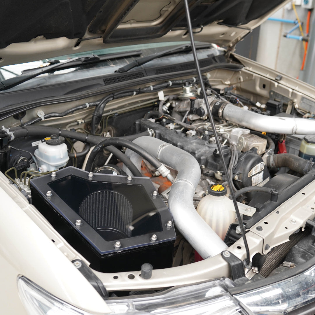 High-flow airbox intake kit for Toyota Hilux 3.0L 1KD