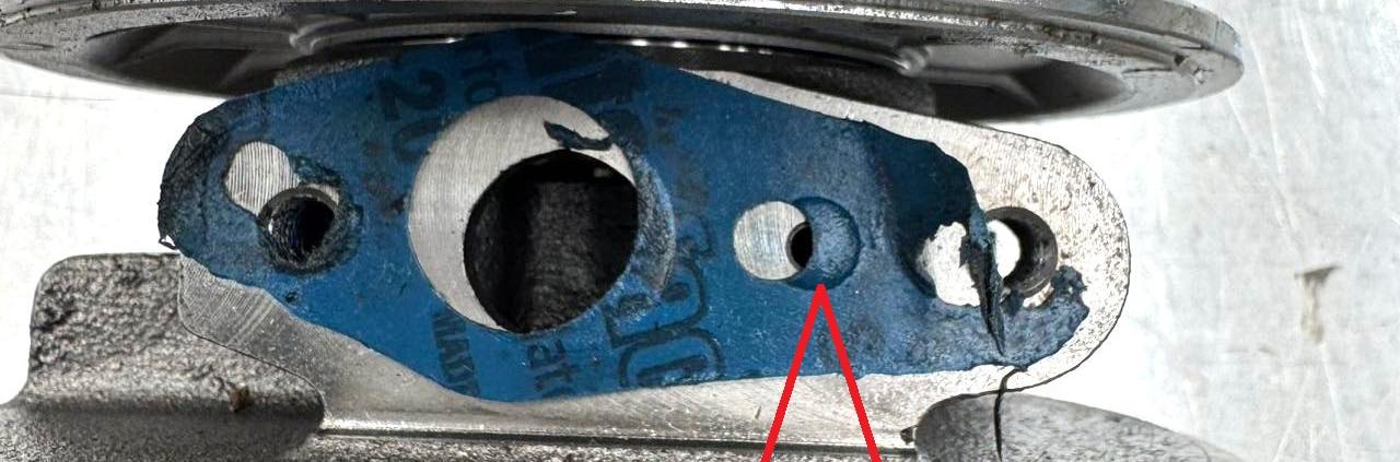 How to install turbo oil flange gaskets correctly