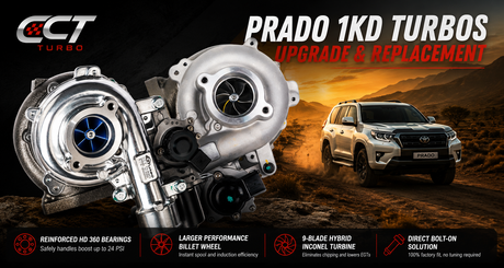 Prado 1KD-FTV 120/150 High-Flow Billet Turbo Upgrades | CCT Turbo