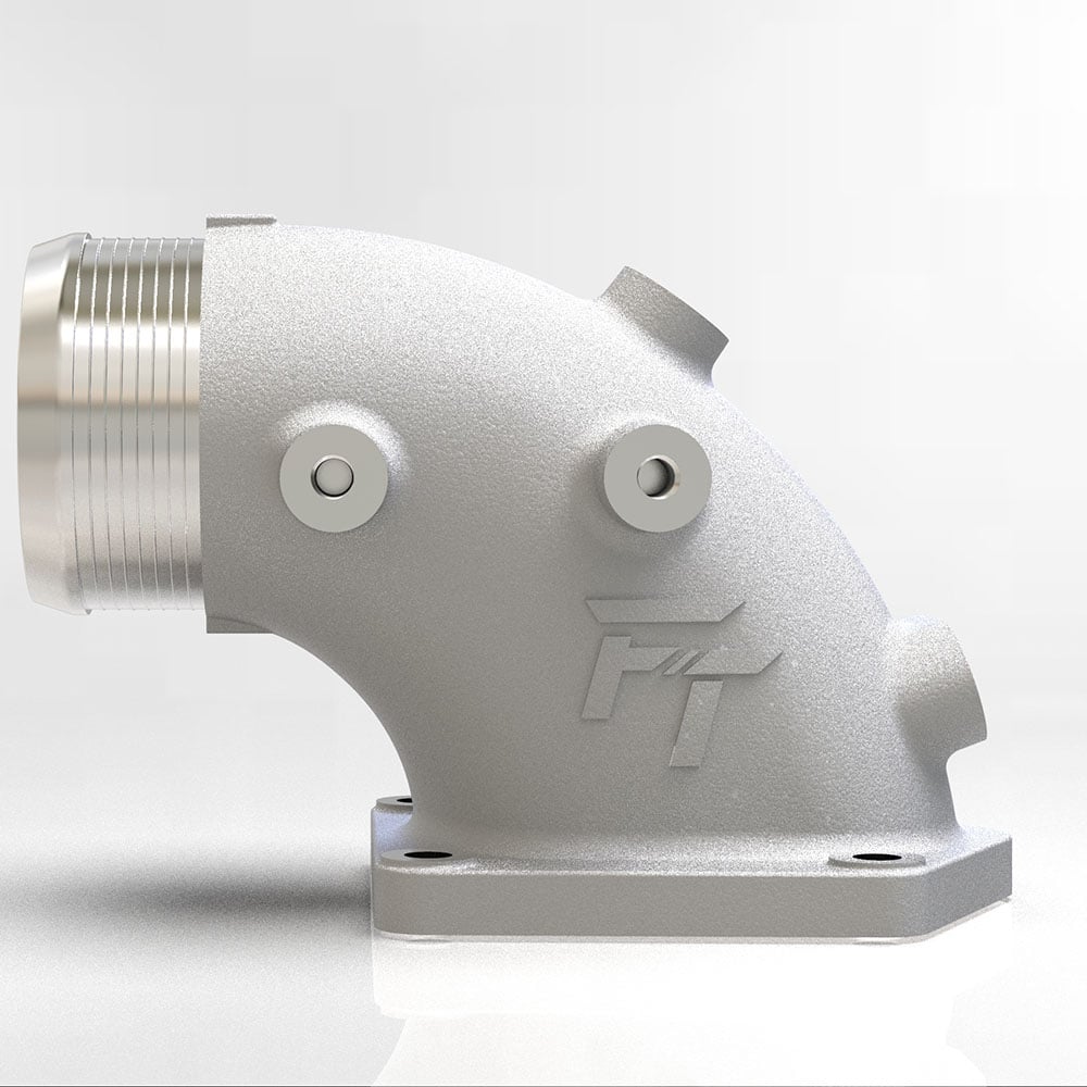 TILLIX 3" Forward-Facing Intake Elbow for Toyota LandCruiser 100 Series 1HD-FTE