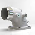 TILLIX 3" Forward-Facing Intake Elbow for Toyota LandCruiser 100 Series 1HD-FTE