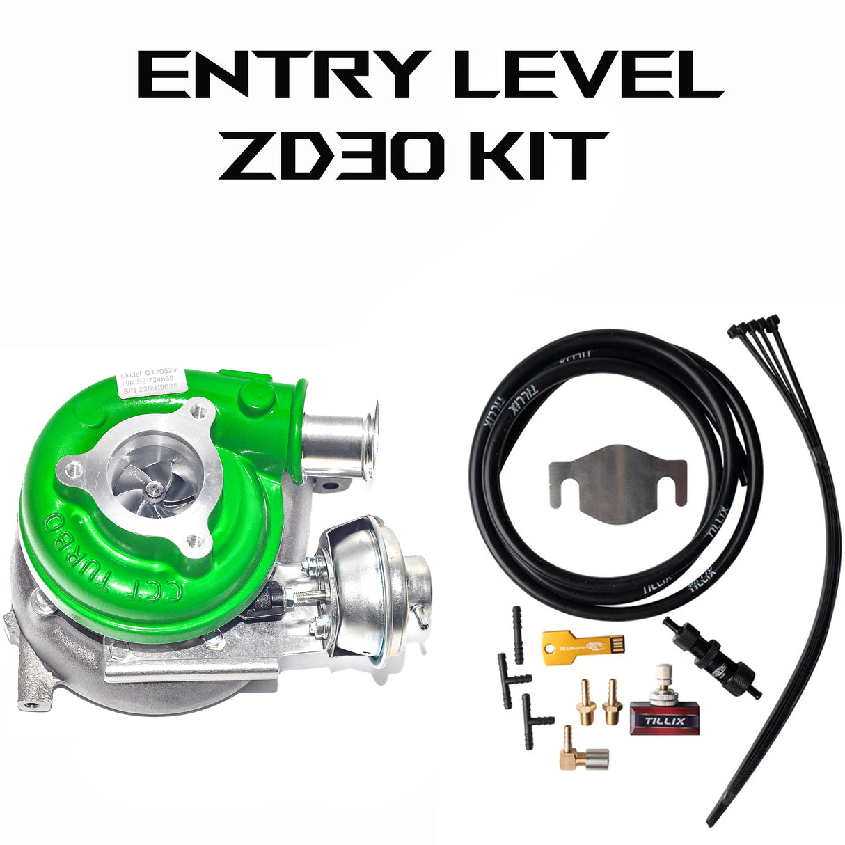 𝐒𝐓𝐀𝐆𝐄 𝟐 Package CCT Upgrade Hi-Flow Turbo charger To Suit Nissan GU Patrol ZD30 3.0L 724639