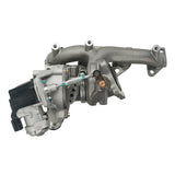E&E RHF3 turbocharger side view
