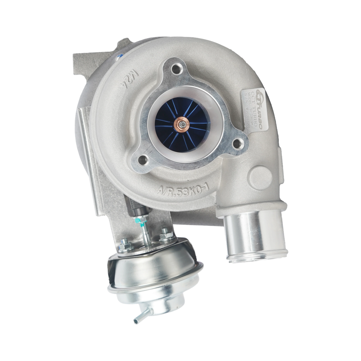 CCT Stage 1 plus Hi-Flow Billet Turbo for Nissan Patrol GU Y61 ZD30 3.0L (724639 / 14411-VS40A) - front view
