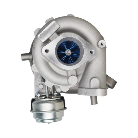 CCT Stage 1 plus Hi-Flow Billet Turbo for Nissan Navara D40 Pathfinder R51 2.5L YD25 (4-Bolt Flange) - front view
