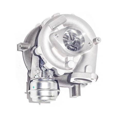 CCT Stage 2 Upgrade Hi-Flow Turbo Charger To Suit Nissan Navara D40 / Pathfinder R51 4-Bolt Flange - front view